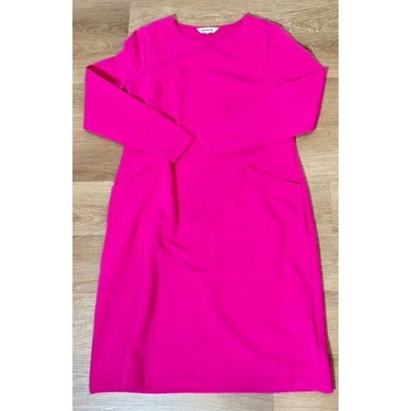 Boden Dresses & Skirts - Boden Women Ellen Ottoman Shift Dress Pink W/Pockets barbiecore retro work wear